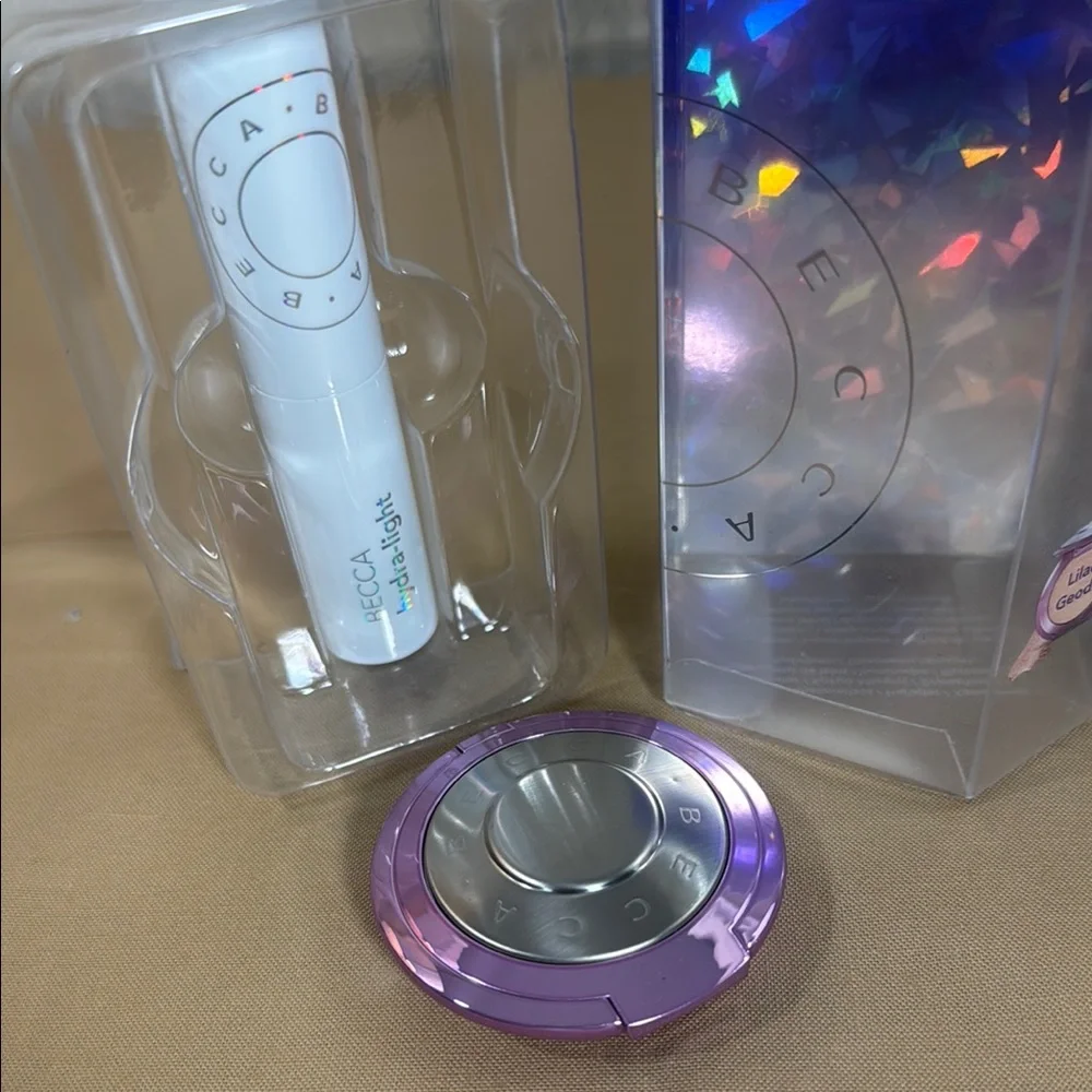 BECCA White and Purple Highlighter Set